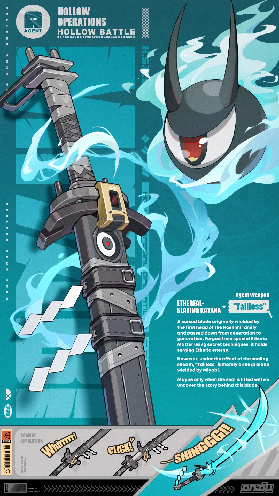 Tailless, the Ethereal-Slaying Katana